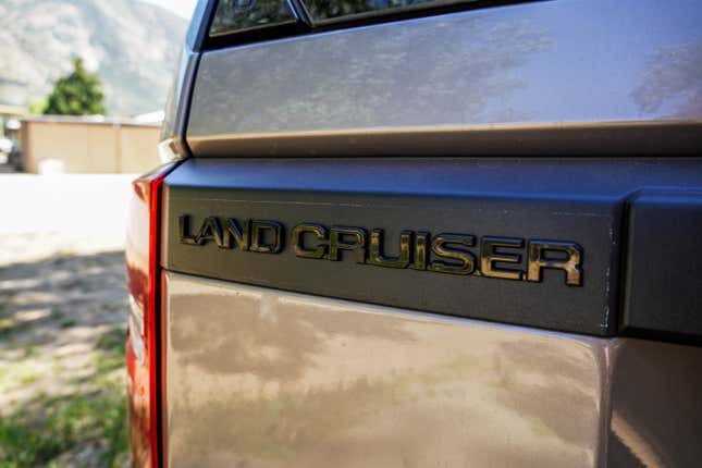 2024 Toyota Land Cruiser rear badge
