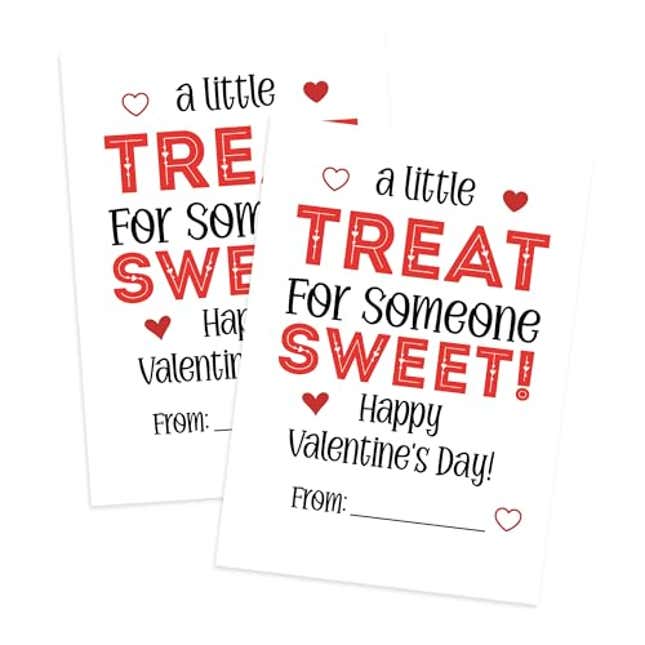 30 Packs A Little Treat for Someone Sweet Valentine Card, Now 50% Off