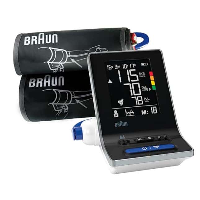 Image for article titled Braun ExactFit 3 Upper Arm Blood Pressure Monitor with Proven Accuracy, Now 17% Off