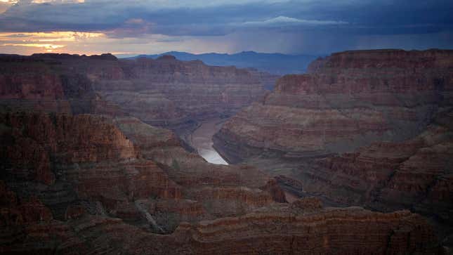 The Colorado River winds through the Grand Canyon on its way from the Rocky Mountains of Colorado to Northern Mexico. It is considered the U.S.’s most endangered river. 