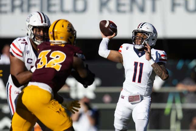 Noah Fifita Sets Passing Record As No. 15 Arizona Crushes Arizona State