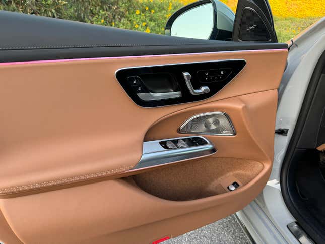 Door panel of a 2024 Mercedes-Benz E350