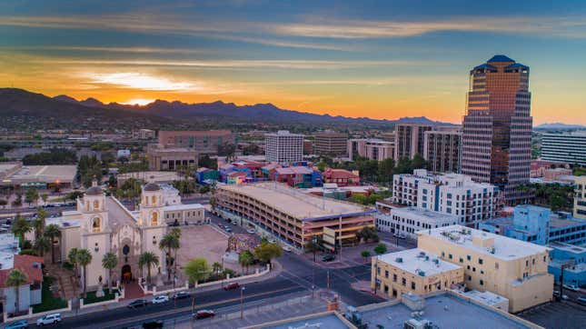 Downtown Tucson.