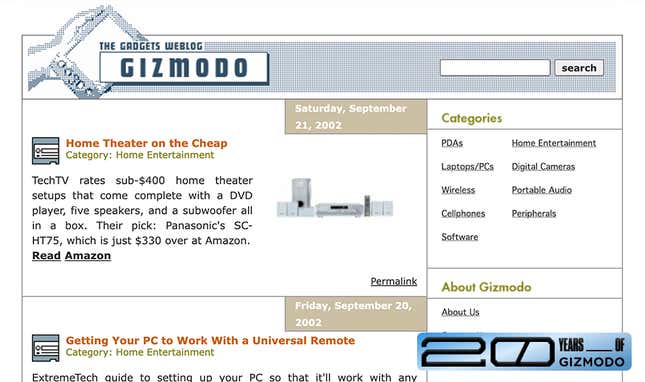 Image for article titled This Is How Gizmodo Started
