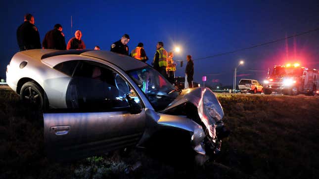 Image for article titled Two Drunk Drivers Have A Head-On Collision With Each Other Because They Were Drunk