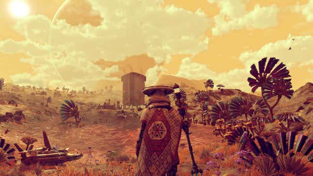 A screenshot from No Man's Sky's new Worlds Part 1 update