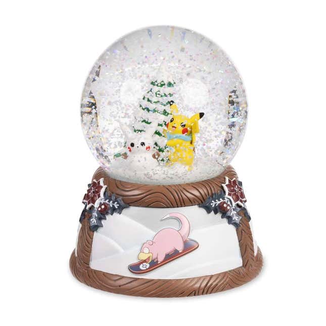 Pikachu snowglobe