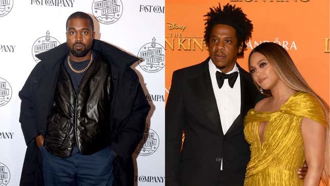 Imagen para el artículo titulado Kanye West ataca a los bebés de Jay-Z y Beyoncé en las redes sociales y el internet se apaga