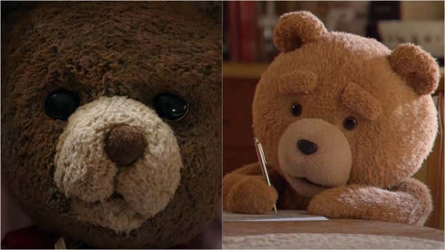 Chauncey and Ted are different bears with the same trailer release dates. 