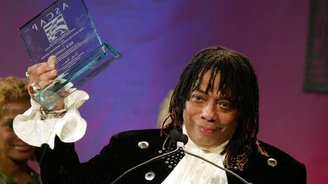 Rick James receives the Heritage Award at ASCAP’s 17th Annual Rhythm &amp; Soul Music Awards on June 28, 2004 in Los Angeles, California. 