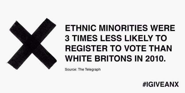 Image for article titled The design firm that created Hillary’s logo also made this sharp voter turnout campaign