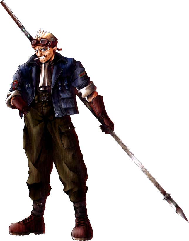 Cid's official art from the original game.