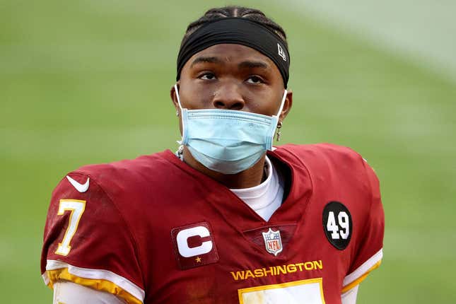 Image for article titled Pittsburgh Steelers&#39; Dwayne Haskins Injured, Wife Faces Domestic Violence Charges