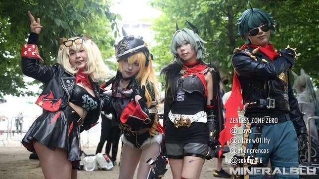 A photograph of a cosplayer at London's MCM Expo