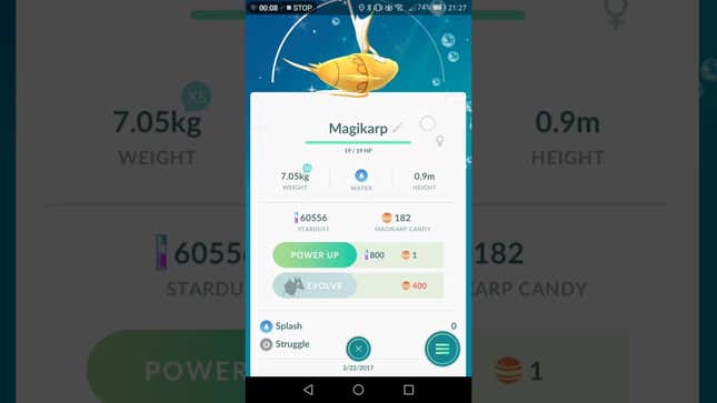 <em>Pokémon </em><i>Go</i> Players Are Finding Shiny Magikarp<em></em>