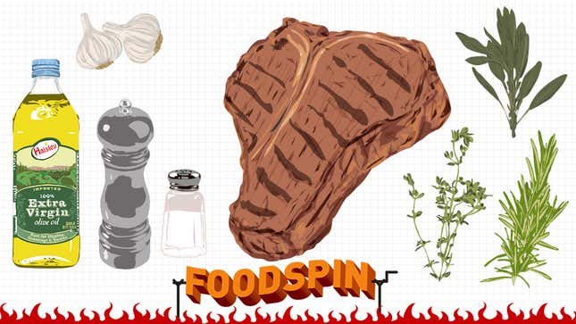 Image for article titled How To Cook A Giant T-Bone Steak The Size Of Your Entire Head