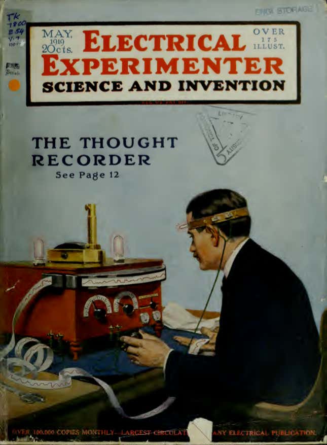 Image for article titled 7 Extremely Weird Inventions From the Grandfather of Science Fiction