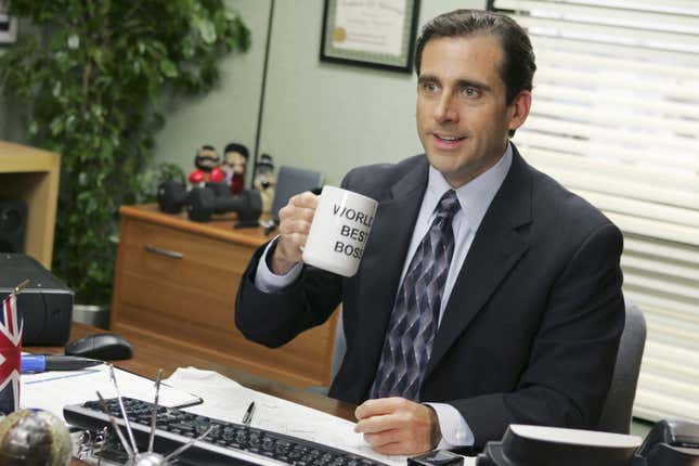 Steve Carell as Michael Scott in “The Office.”