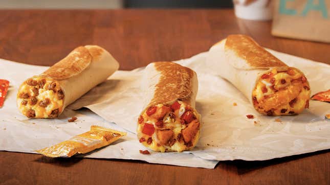 taco bell breakfast burritos
