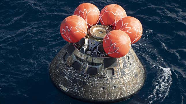 NASA’s Orion spacecraft splashed down in the Pacific Ocean on December 11, 2022.