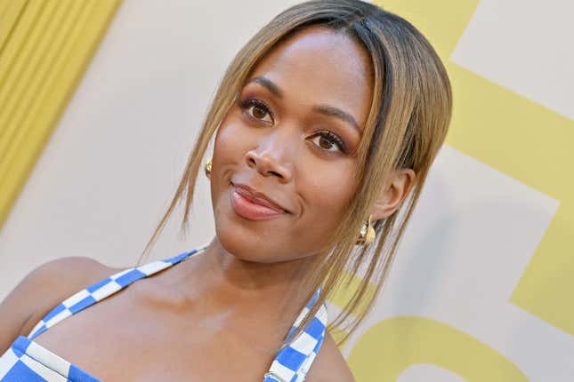 Nicole Beharie attends the Los Angeles Premiere of Focus Features’ “Honk For Jesus. Save Your Soul.” at Regal LA Live on August 22, 2022 in Los Angeles, California.