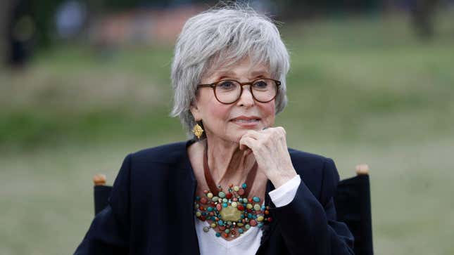 Rita Moreno speaks during the Rita Moreno Puerto Rican Day Parade Celebration during the 2021 Tribeca Festival on June 13, 2021 in New York City.