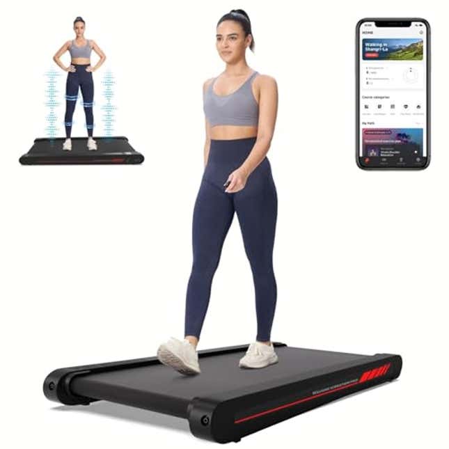 Image for article titled Walking Pad Treadmill with APP, Now 19% Off