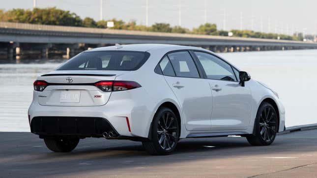 Toyota Corolla sedan rear