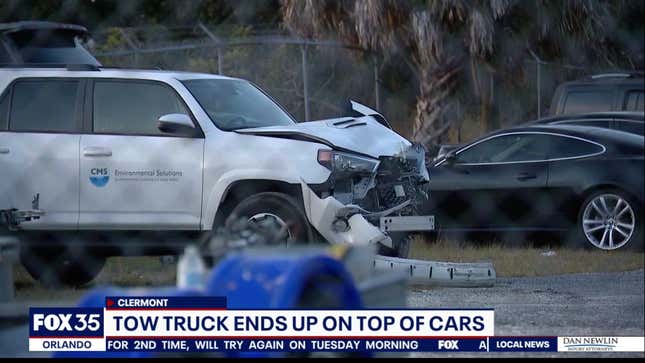 Image for article titled Tow Truck Driver Briefly Becomes Tow Truck Pilot, Is Arrested