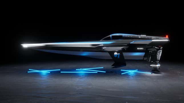 Image for article titled The E1 Electric Powerboat Championship Racebird Boat Looks Straight Out Of Star Wars