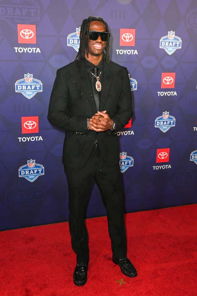 Image for article titled 2024 NFL Draft: Black Stars’ Best Red Carpet Looks