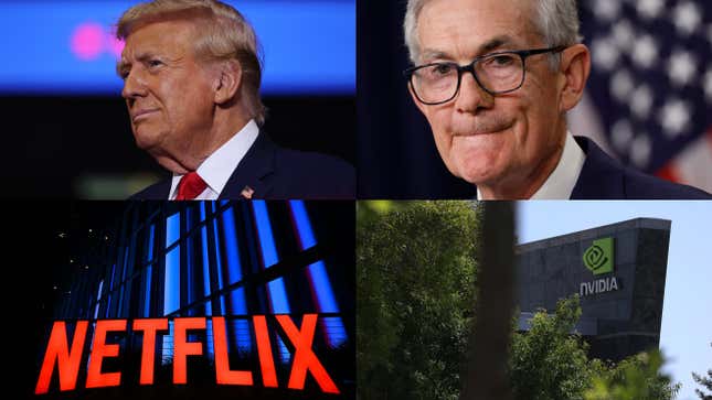 Image de l'article intitulé Nvidia de retour au sommet, Netflix atteint un nouveau sommet et les actions de Trump Media chutent : tour d’horizon des actualités des marchés