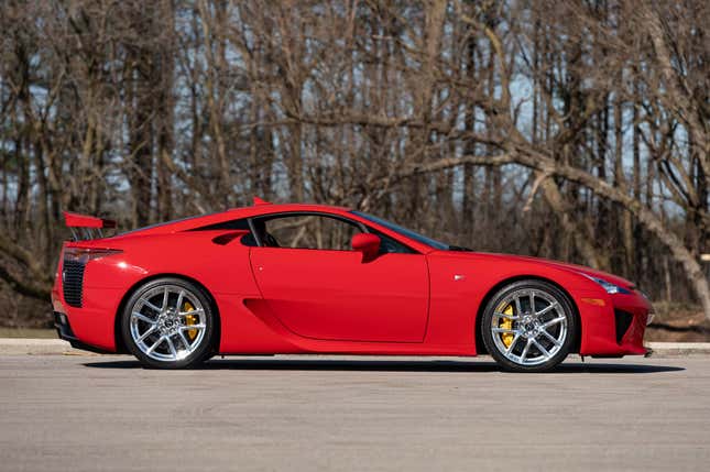 Image for article titled Here&#39;s Another Chance To Own The World&#39;s Reddest Lexus LFA