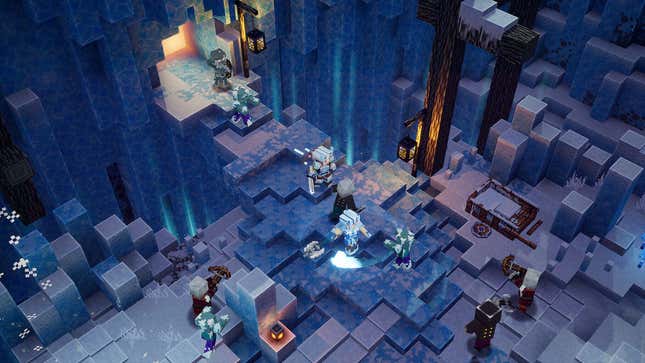 Minecraft Dungeons: Creeping Winter Screenshots and Videos - Kotaku