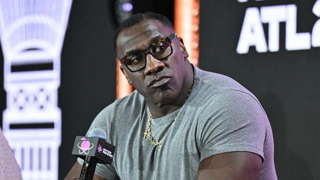 Shannon Sharpe speaks onstage during the 2024 RenderATL Tech Conference at AmericasMart Atlanta on June 14, 2024 in Atlanta, Georgia