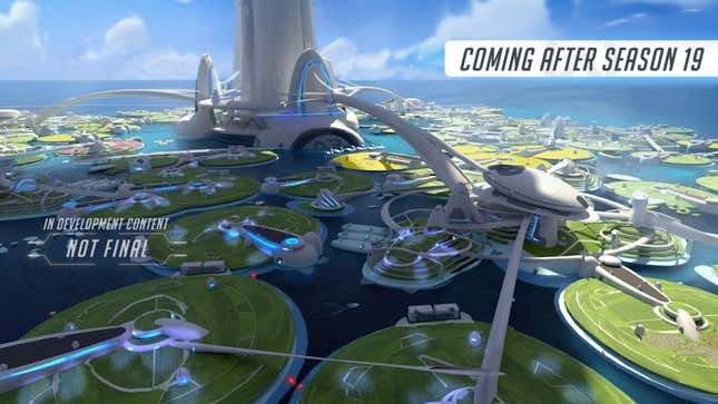 One of the new maps coming to Overwatch 2 after Season 19.