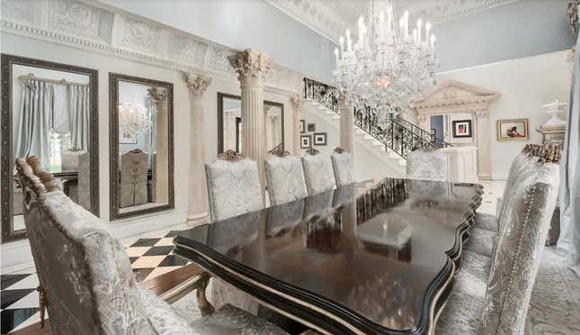 Formal dining room to intimidate your guests