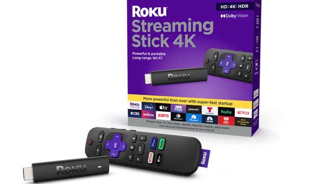 Image for article titled Roku Rolls Out New Streaming Stick 4K and 4K+ With Added Beeps and Whistles