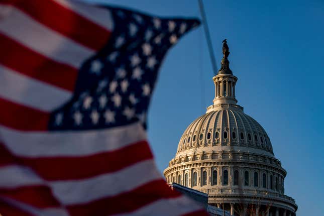  The House of Representatives continues to debate two Articles of Impeachment of President Donald Trump at US Capitol on December 18, 2019, in Washington, DC.