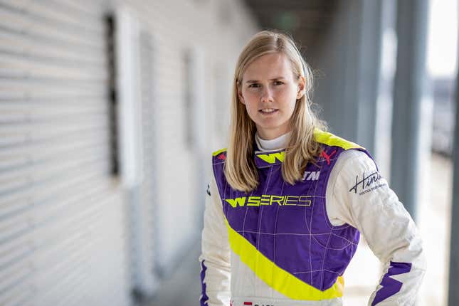 Beitske Visser ahead of the 2019 W Series season.