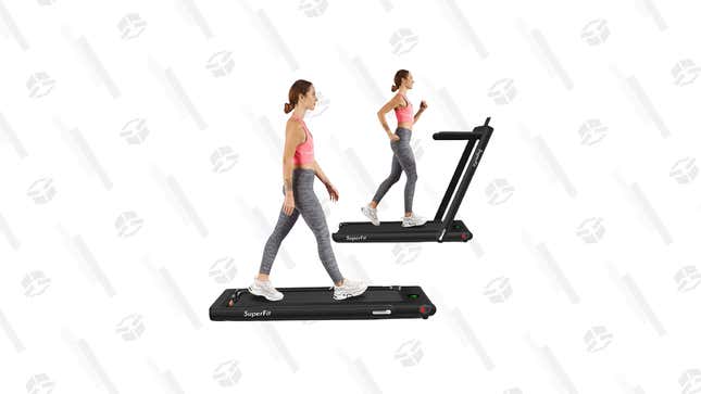 Goplus 2-in-1 Folding Treadmill | $293 | Amazon