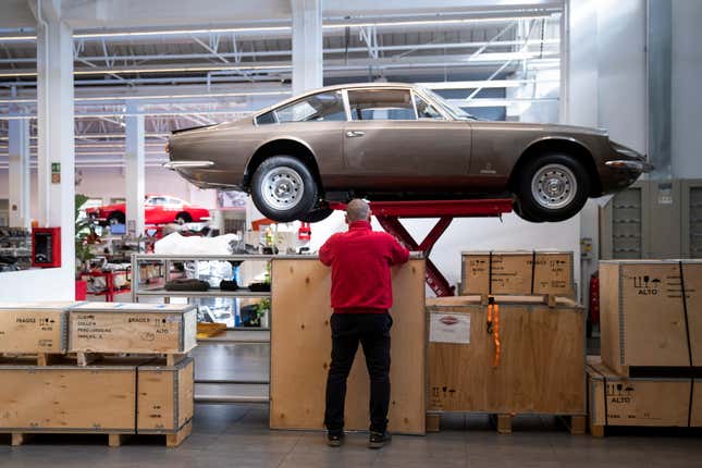 The Ferrari factory in Maranello, Italy.