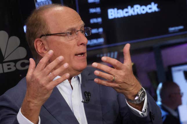 Larry Fink, PDG de BlackRock