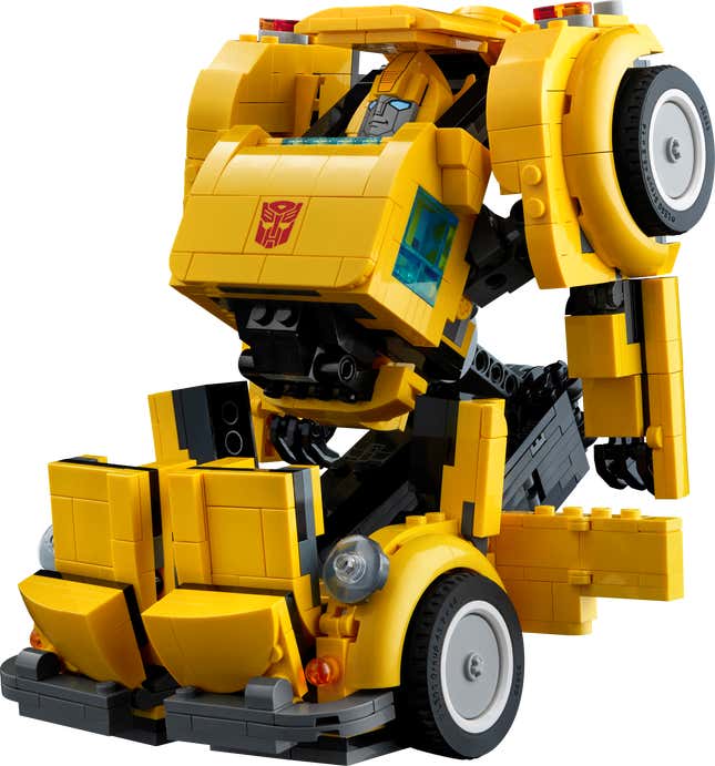 Image for article titled Lego&#39;s Next Transformers Set Brings Bumblebee to the Party