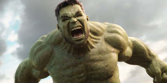 Hulk getting angry