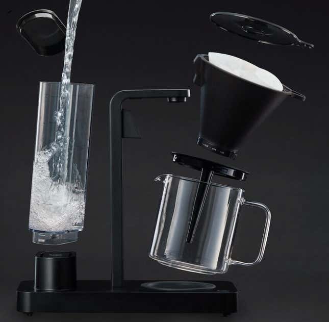 This coffee maker has a shockingly dramatic history, but it’s gorgeous and has great features.