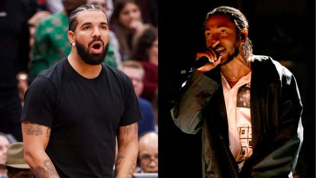 Bild für Artikel mit dem Titel Ist der Streit zwischen Drake und Kendrick Lamar wieder da?