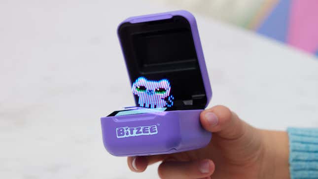 The Bitzee Interactive Hologram Pet - Hammacher Schlemmer