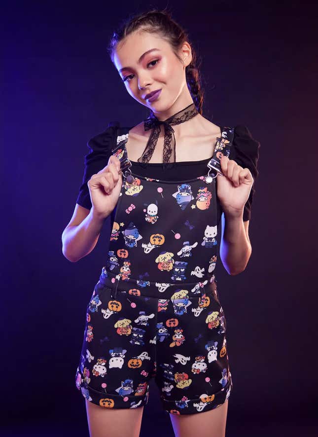 Hello Kitty And Friends Halloween Shortalls x Hot Topic