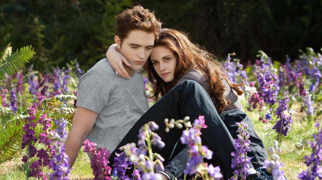 Robert Pattinson and Kristen Stewart in The Twilight Saga: Breaking Dawn — Part 2